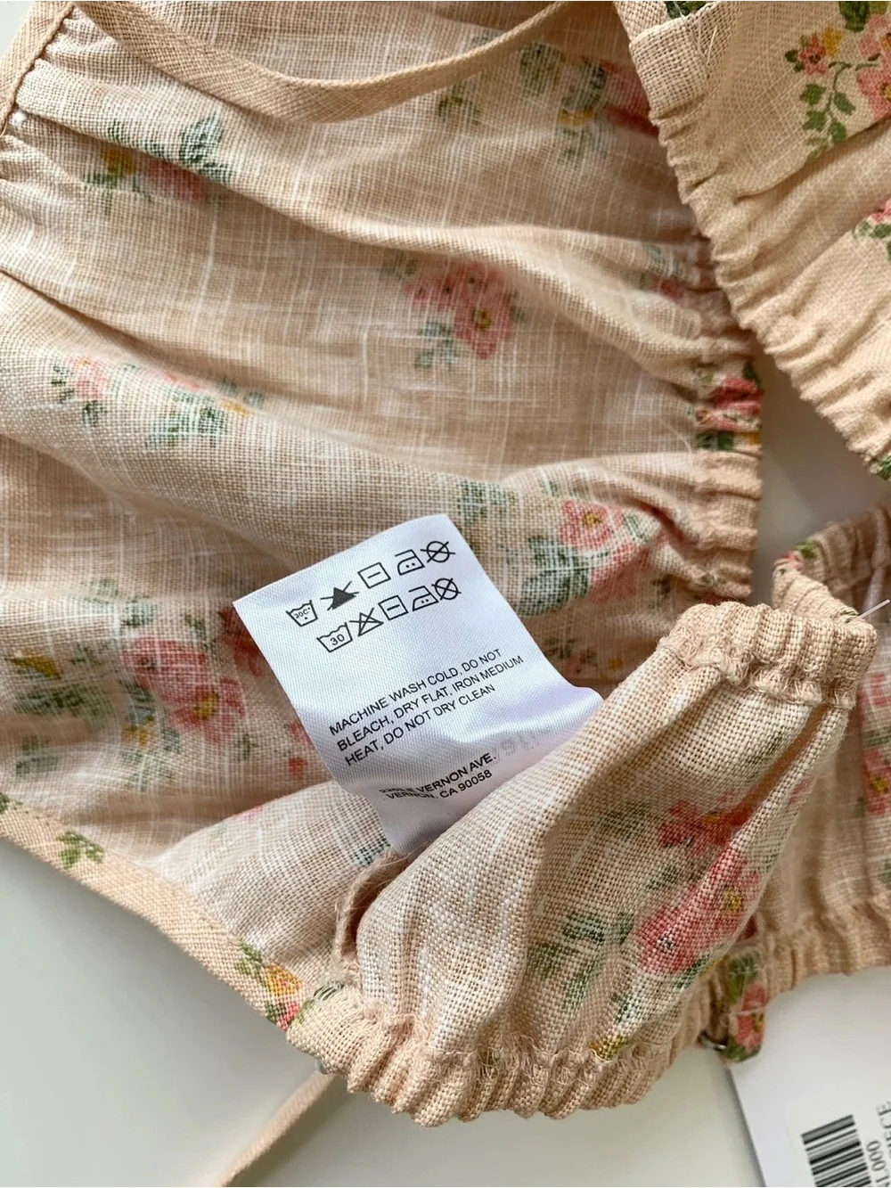 NWT | Reformation Kamren Linen Two Piece Set Penelope | Size 0 (Cut Tag)